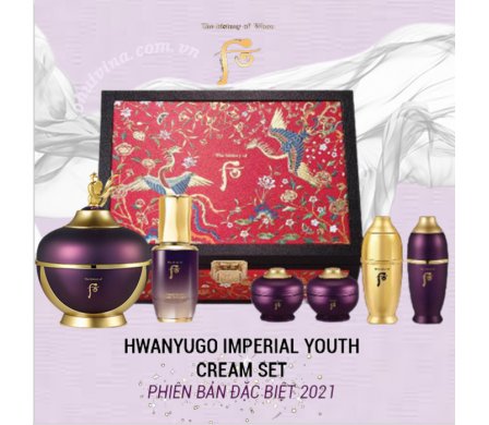 Set kem dưỡng da kiệt tác  hoàng cung Hwanyu Imperial Youth Cream, trẻ hóa làn da 10 năm tuổi
