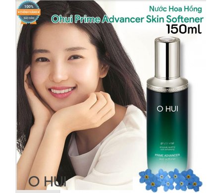 Nước cân bằng da OHUI Prime Advancer Skin Softener (chứa 57% ampoule), giúp da săn chắc